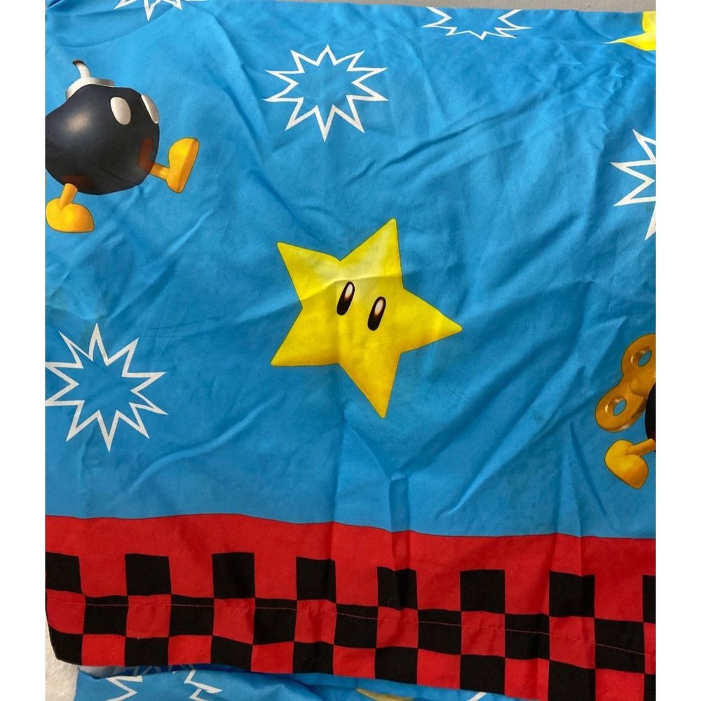 Nintendo Full flat sheet craft decor quilt sewing